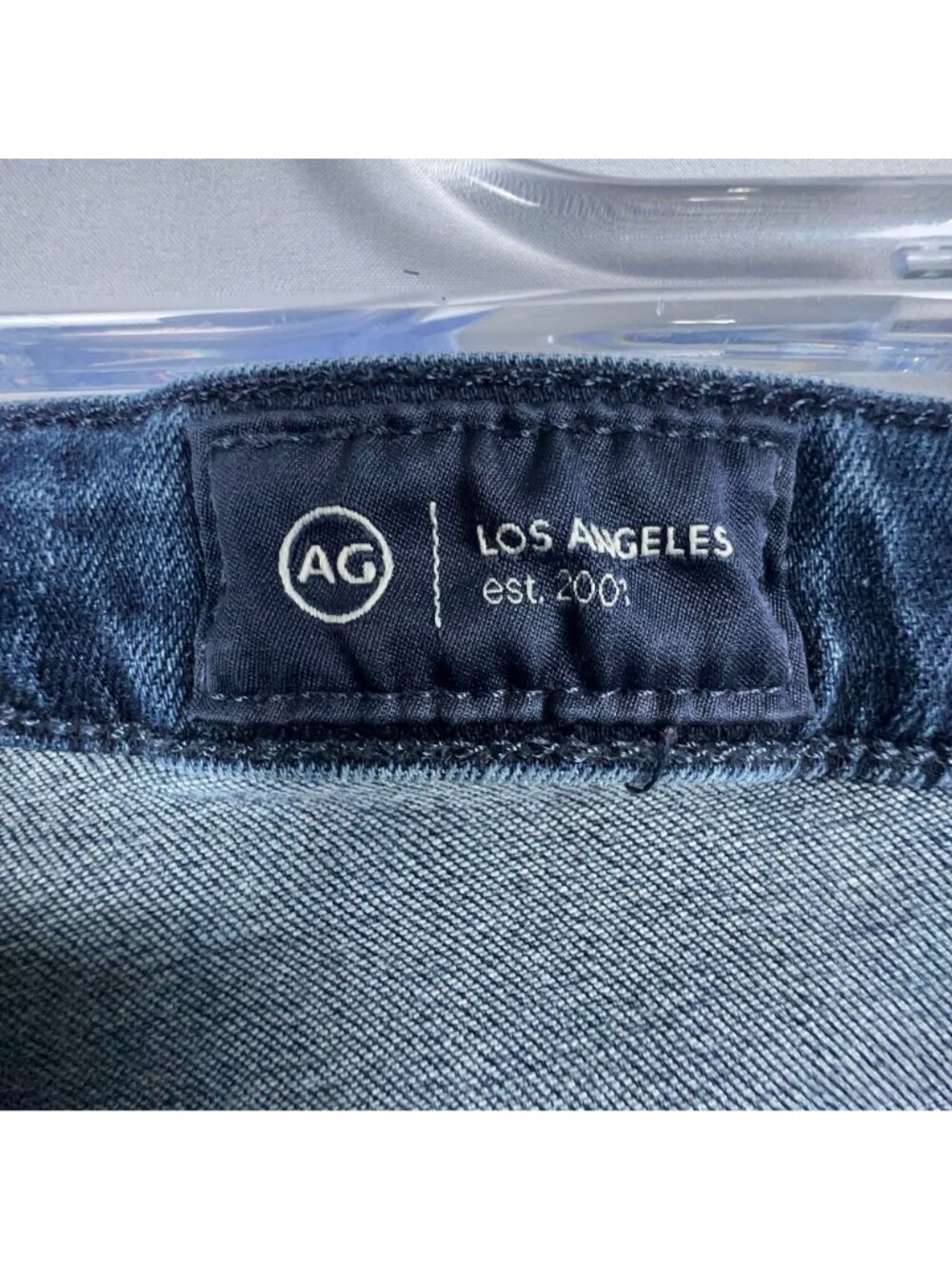 AG Adriano Goldschmied Prima Ankle Cigarette Jeans Size 27 Blue Dark Wash - Picture 6 of 13